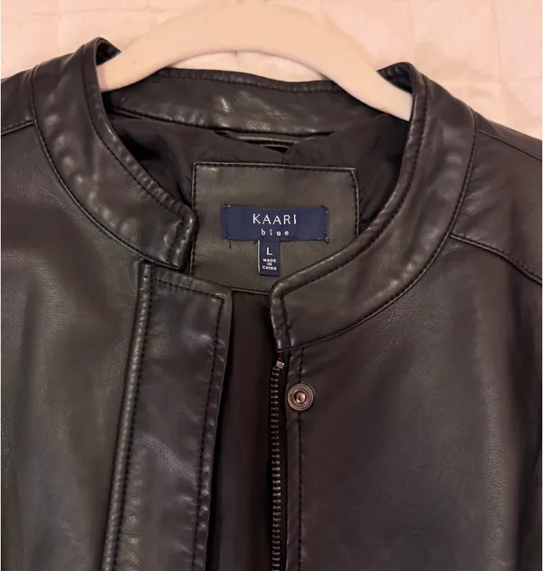 Kaari Blue Jacket Leather - Image 3