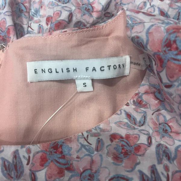 English Factory Floral Pink Ruffle Dress - Image 8