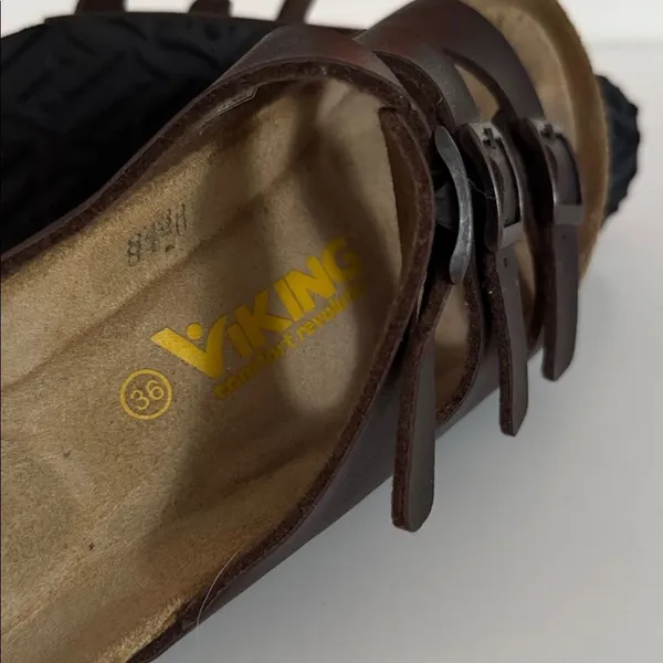 Viking Comfort Revolution Sandals EUC Brown Size 5 - Image 7