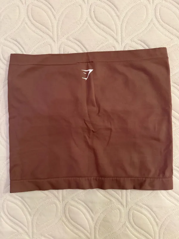 Gymshark Everyday Seamless Midi Tube Top Chestnut Pink Small - Image 4
