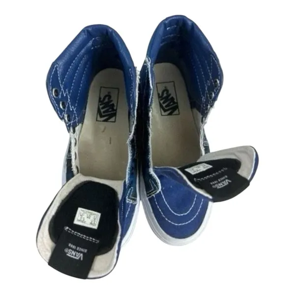Vans Sk8-Hi Bolt Racing Blue White Lightning Bolt Women Sneakers Size 5 Men 3.5 - Image 7