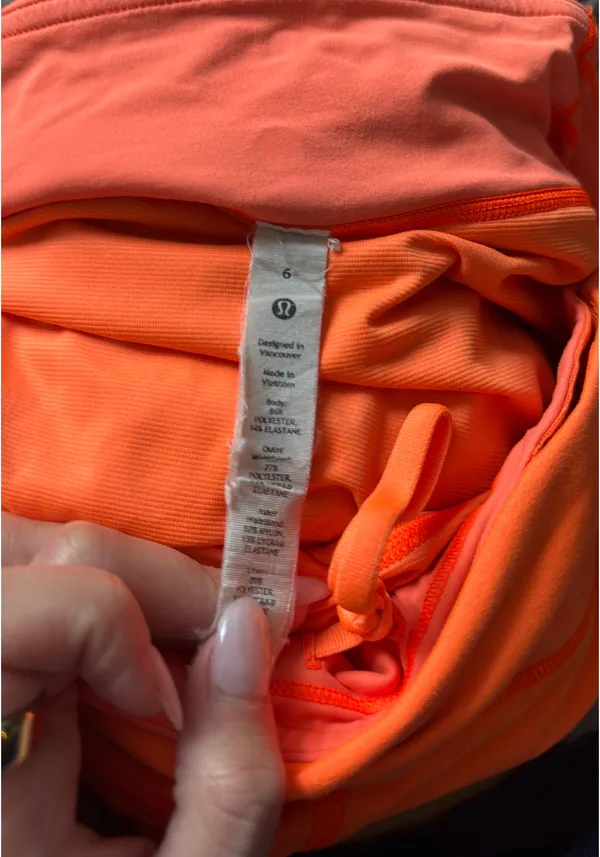 Lululemon Speed Up Shorts 2.5" Highlight Orange - Image 4