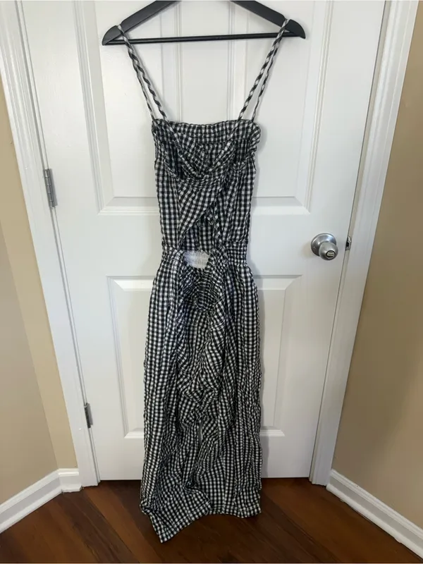 Free People Retro Heatwave Gingham One Piece S - Image 4