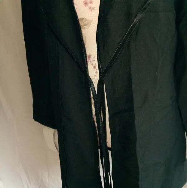 Christie of CA 8 Vintage Black Double Layer Blazer -Funeral - Image 5