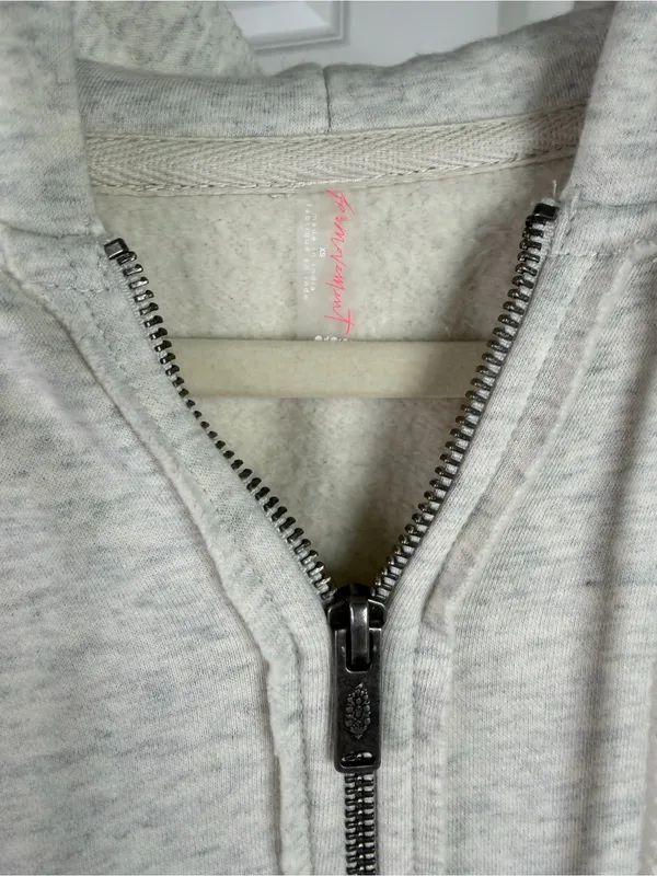 Free People Movement Jumpsuit Size XS Gray Hooded Wide Leg NWOT - Image 8