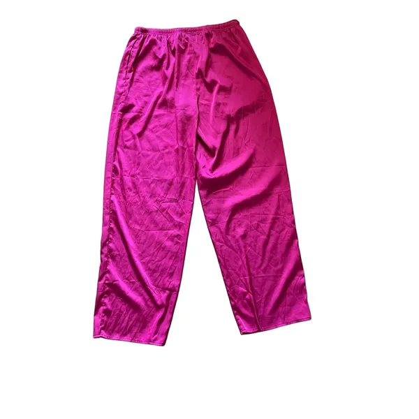 Ekouaer Women’s Vibrant Pink Two-Piece Sleep Set Size M - Image 5