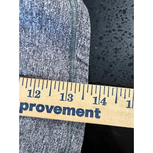 Lululemon Pace Rival Skirt Heathered Gray Black Active Skort Size 14 W8AS1S - Image 7