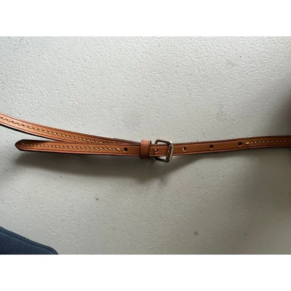 Dooney & Bourke J6774387 Nylon Leather Trim North South Triple Zip Crossbody Bag - Image 5