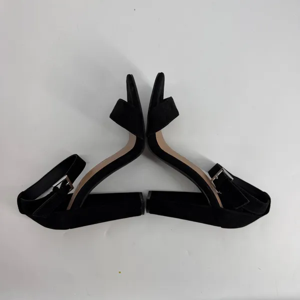 Torrid Womens Black Faux Suede Ankle Strap Block Heel‎ Sandals 8.5W - Image 4