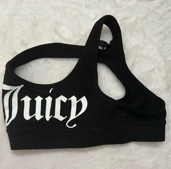 Juicy Couture Black Sports Bra - Image 5