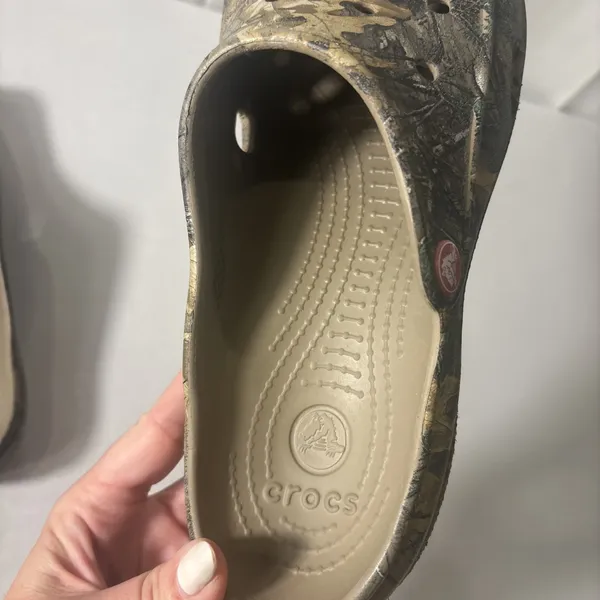 Crocs Freesail‎ Realtree Camo Mules Slip On Shoes Women's Size 10 Comfort - Image 6