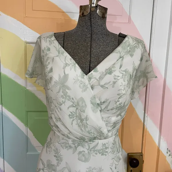 AW BRIDAL Verdant Wilds 05 Floral Megan Bridesmaid Formal Event Dress Sz 18 🧡🎀 - Image 6