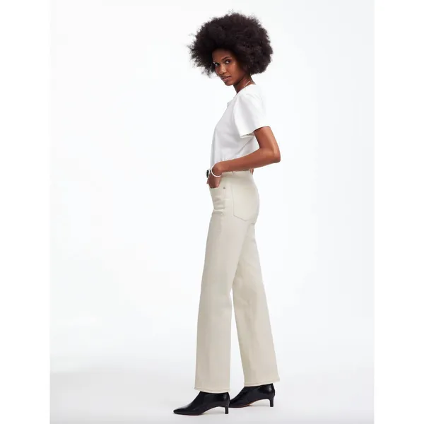 Madewell Relaxed Bootcut Jeans Vintage Ivory Comfort StretchHigh Rise US 29 NWT - Image 3