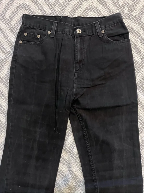 Faded Glory Black Bootcut Jeans 26 Short - Image 2
