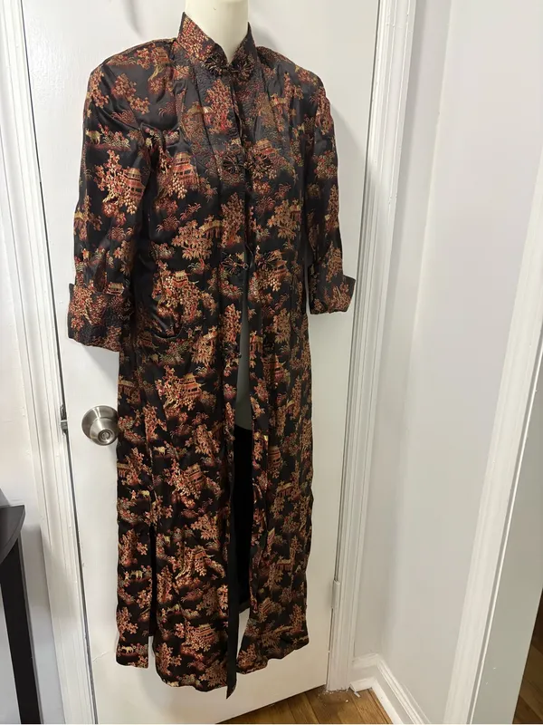 90s Shanghai duster jacket Black - Image 2