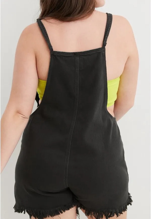 Aerie black overall shorts - Image 4