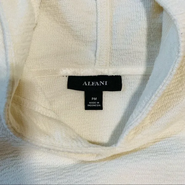 Alfani Cream Long Sleeve Light‎ Warm Sweater - Image 5