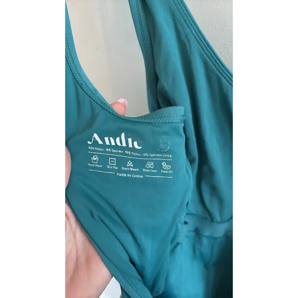 Andie Swim Azure Blue‎ Ibiza Swimsuit Size large - Image 3