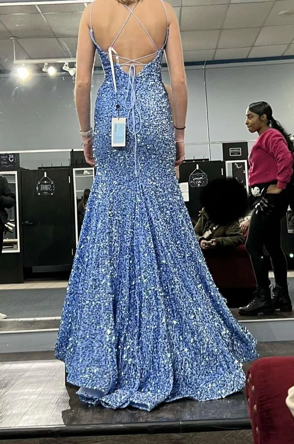 Viper Prom Dress Blue Size 00 - Image 2