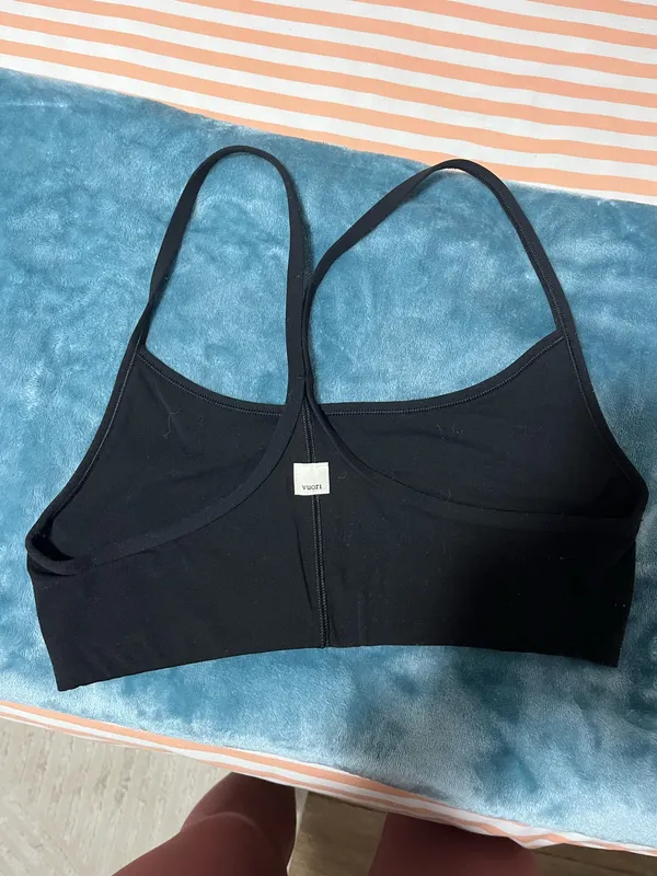 Vuori Black All The Feels Sports Bra - Image 3