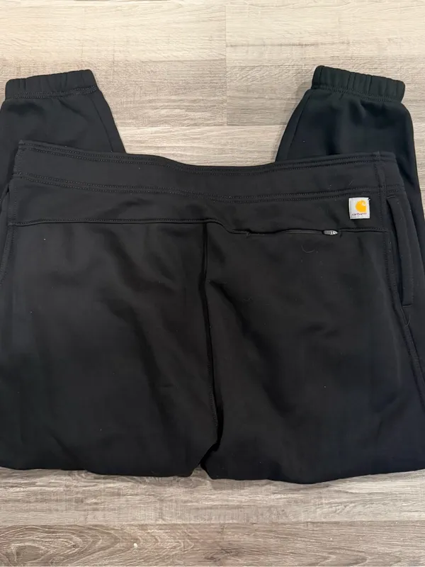 Carhartt Women’s Black Relaxed Fit Fleece Jogger Sweatpants Size 1X - Image 7