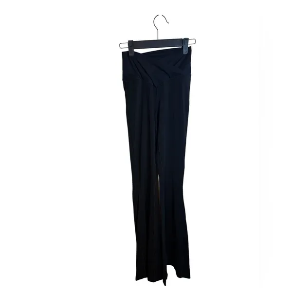 Offline by Aerie Real Me Hi-Rise Black Super Flare Leggings - Image 2