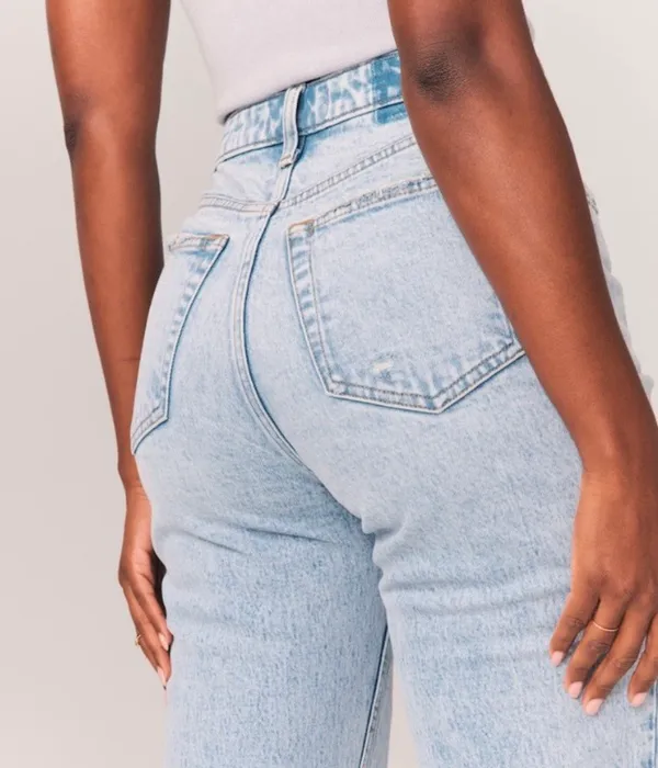 Abercrombie Curve Love High-Rise Dad Jeans - Image 8