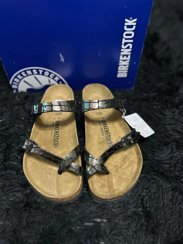 BIRKENSTOCK Mayari black metallic gladiator sandals shoes women’s eur 40 new - Image 2