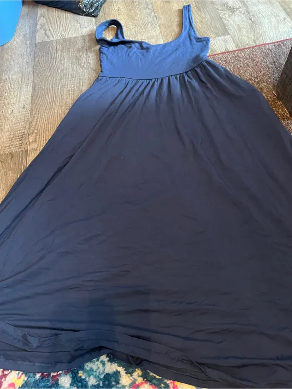 Wilfred Women's Navy Scoop Neck Maxi Dress - Image 2