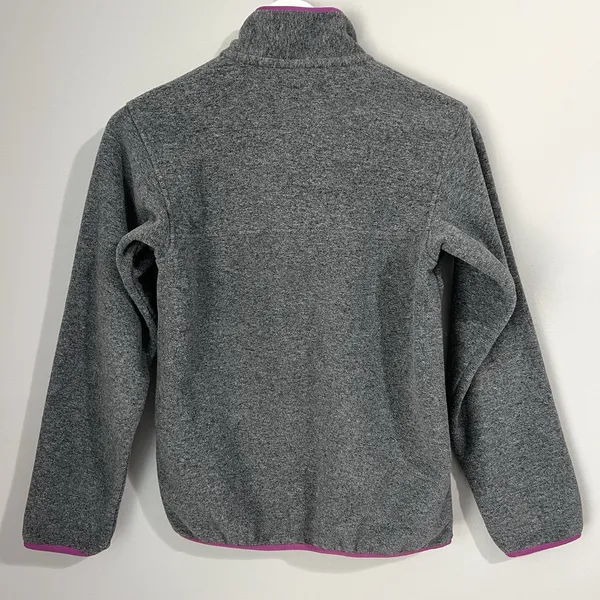 Patagonia Women's XXS Synchilla Lightweight‎ Snap-T Fleece Pullover Gray Cozy - Image 5