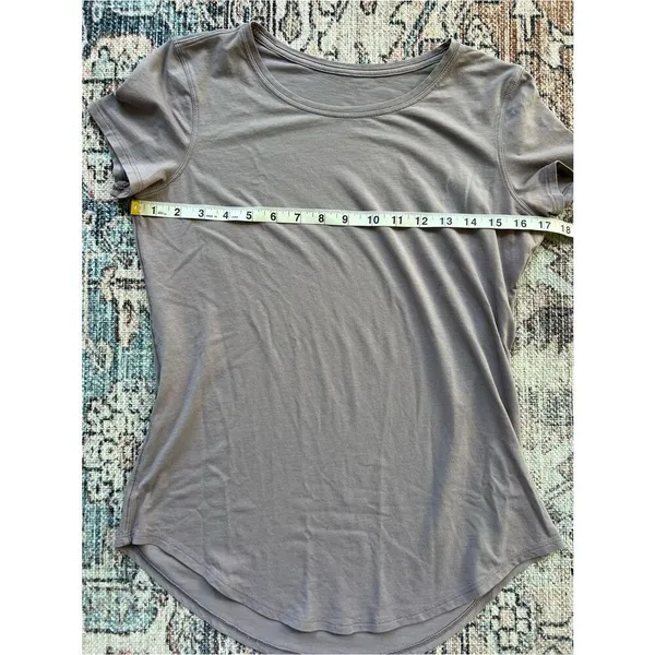 Lululemon Love Crew III Violet Verbena Purple Mauve Short Sleeve T-Shirt Pima - Image 9