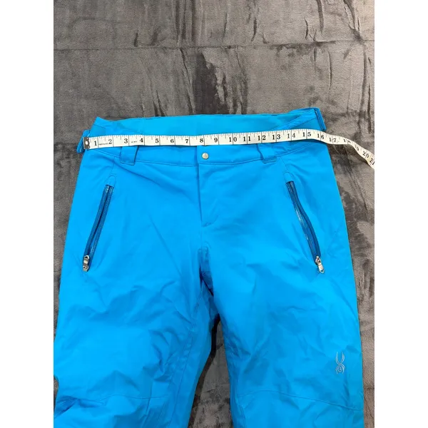 Spyder Ski Pants Womens Blue Primaloft Insulated Snow Trousers Size 8 - Image 6
