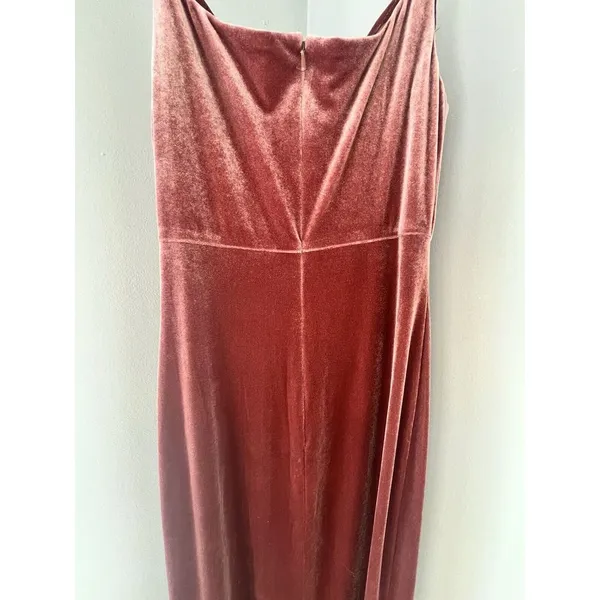 Reverly Skye Velvet Dusty Rose‎ Dress Size 4 - Image 8