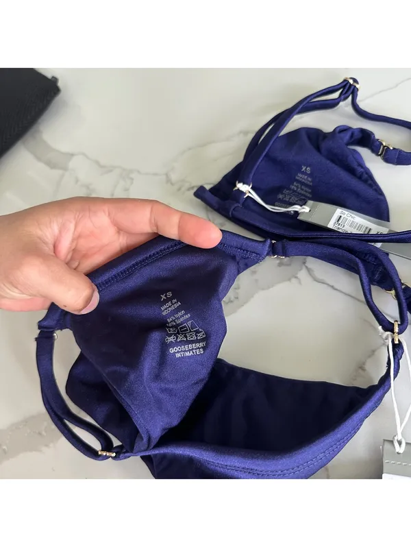 Gooseberry intimates New Triangle Top Sapphire XS SET - Image 8