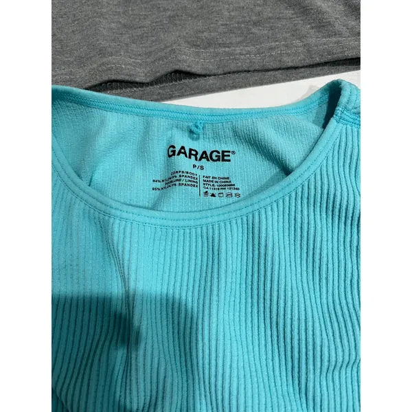 Crop Top Bundle: garage Ribbed, Cami, Angel Graphic, one shoulder S‎ - Image 3