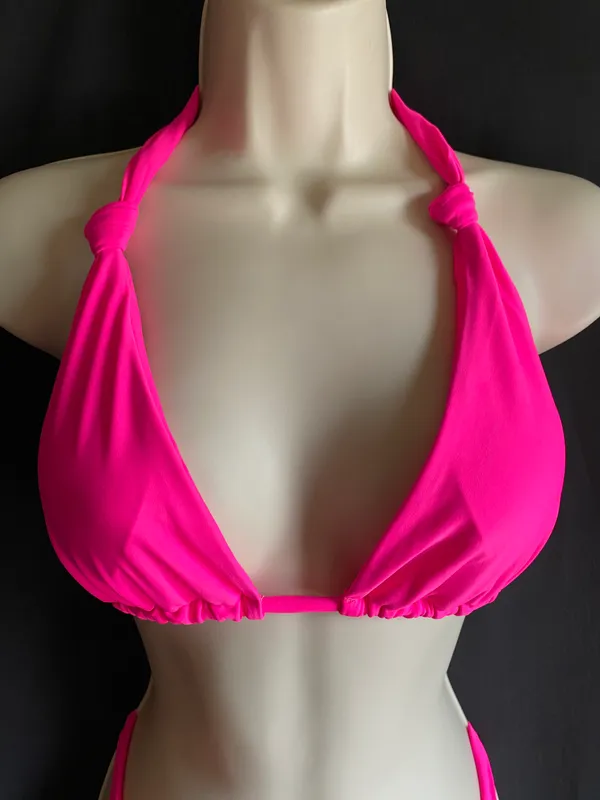 Pink Two Piece Bikini Size XL - Image 3