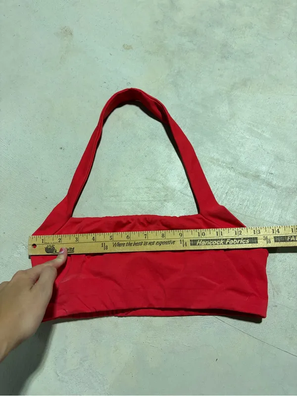 Free people intimately FP Red Halter sports bra XS/s - Image 5