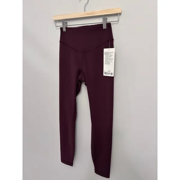 Lululemon NWT wunder Under Smoothcover HR tight 25” size 4 Goodnight plum - Image 2