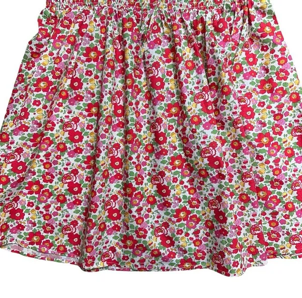 For Love & Lemons Red / Pink Auden Floral Cotton Mini Dress Women’s US XL - Image 7
