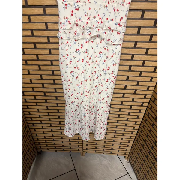 Sweet Pot White Floral Midi Dress Size‎ 6 - Image 4
