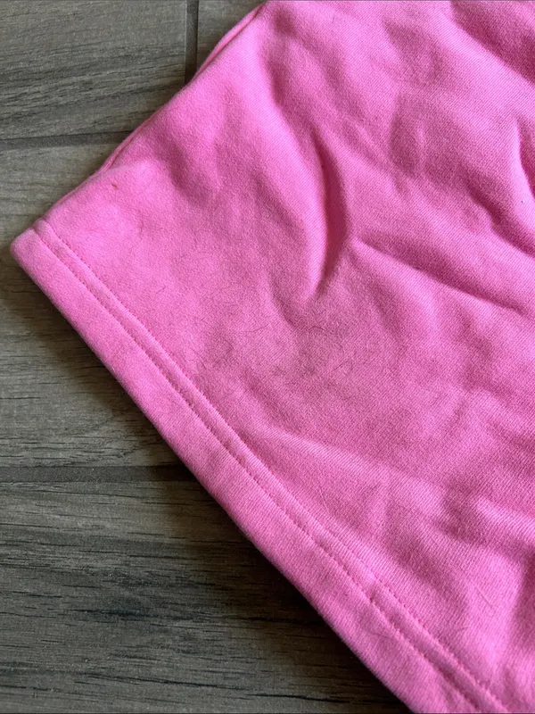 Pink Athletic Lounge Shorts with Elastic Waist - Image 5