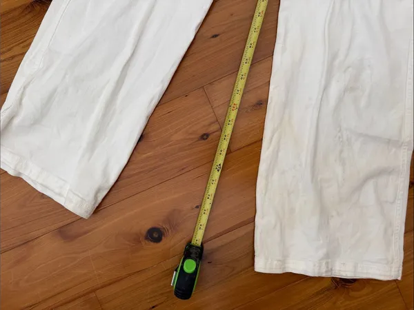 Cotton Candy White Elastic Drawstring Pants Size M - Image 7