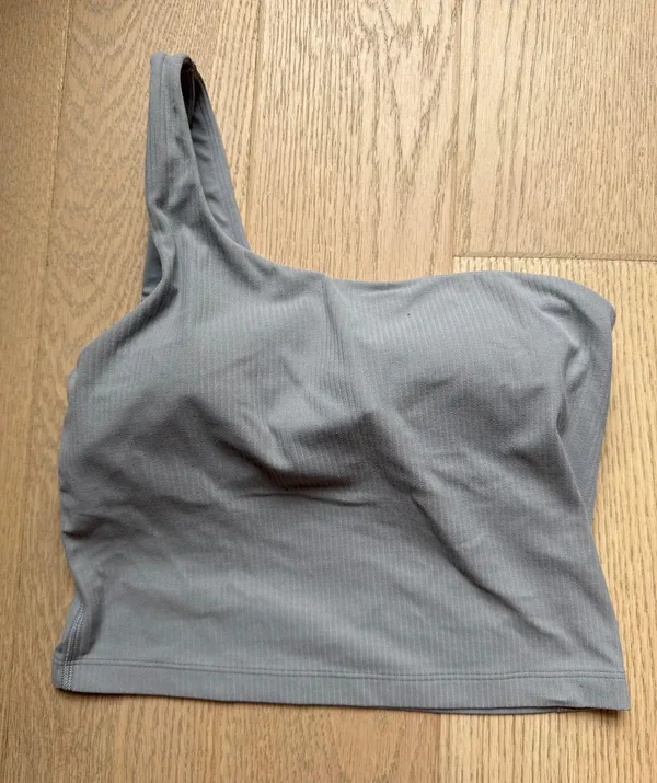 Lululemon Ribbed Nulu Asymmetrical Yoga Tank Top - Image 3