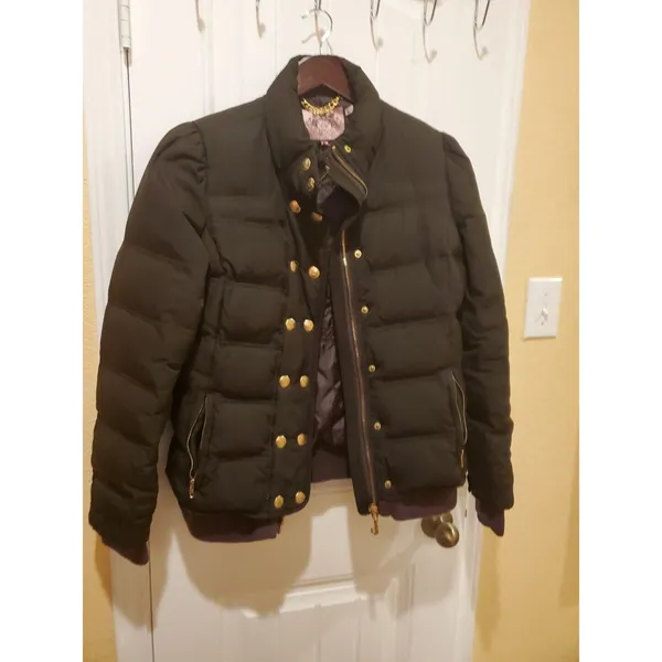 Juicy Couture Womens Brown Jacket Size LARGE - Image 3