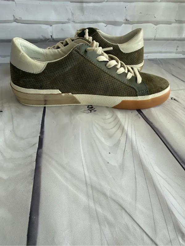 Dolce Vita Zina Plush Women's Sneakers - Moss/Olive - Image 8