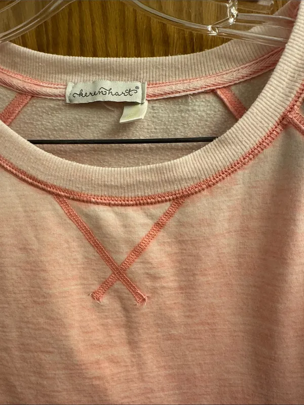 Hearth & Hand Soft Blush Pink Pullover Sweatshirt - Image 3