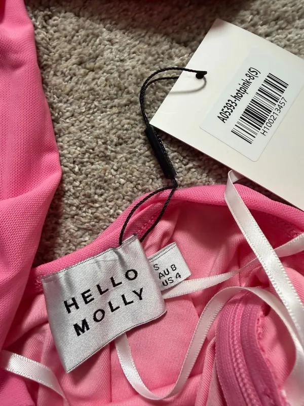 Pink Hello Molly Mini Dress - Image 3