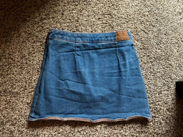 American Eagle Skirt Denim Mini High-Rise - Image 7
