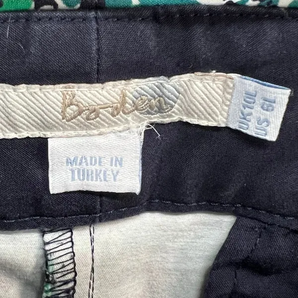 Boden Trouser Pants Womens 6 LONG Green Sea Grapes Taper‎ Stretch Modern Comfort - Image 12