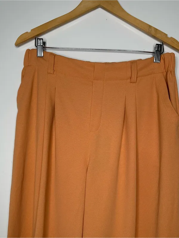 HALARA NWT Flex™ High Waisted Pocket Wide Leg Waffle Work Pants Size Large - Image 4